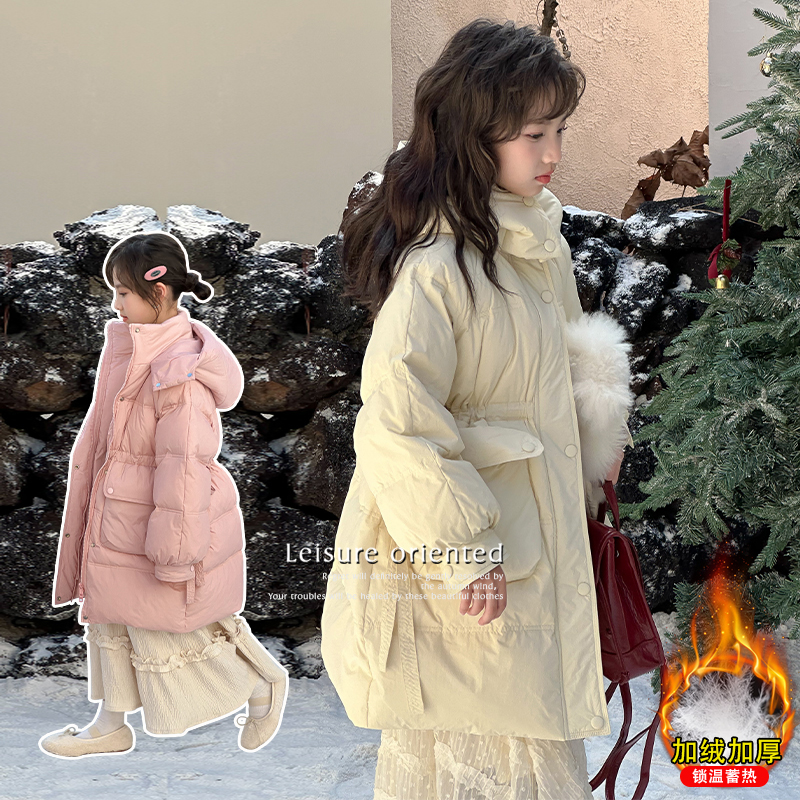 女童羽绒服2025新款冬季
