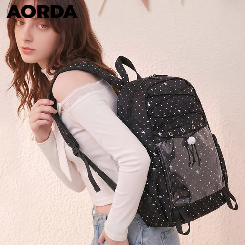 AORDA登山波点痛包高颜值双肩包
