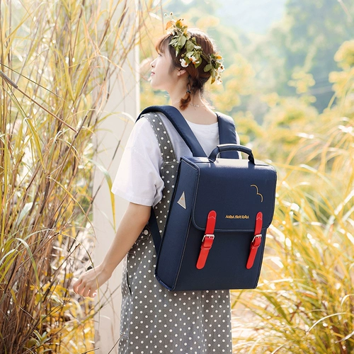 AORDA/奥尔达 Вместительный и большой школьный рюкзак, сумка через плечо для школьников, ноутбук, для средней школы, 2020, в корейском стиле