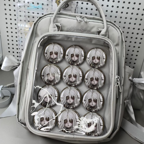 2026丝带小食量灰色痛包双肩背包