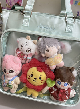 AORDA 追星演唱会应援暗格包大容量绿色痛包吧唧20cm娃包斜挎单肩