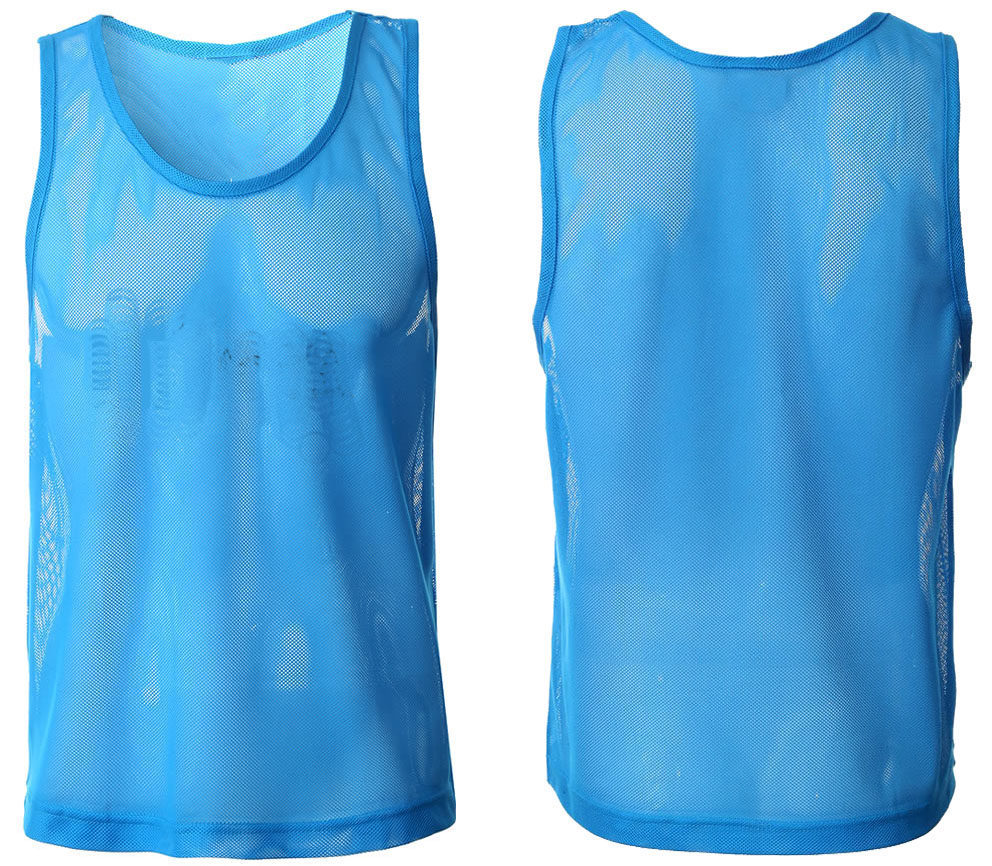 网眼透气篮球足球训练背心队服分组对抗服户外拓展马甲号码衫坎肩