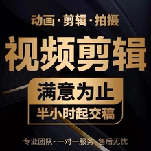 视频制作剪辑接单ae年会短视频背景企业宣传片拍摄代做mg动画