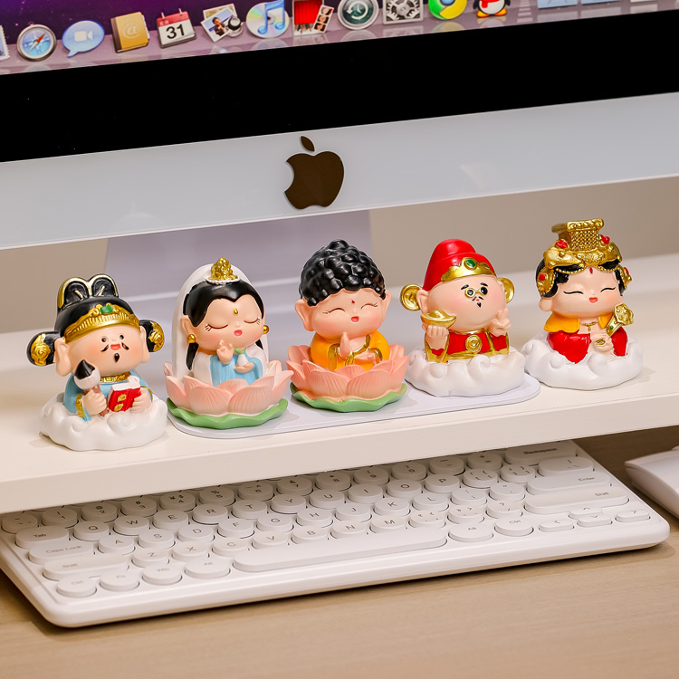 欢喜小神仙家居玄关电视柜装饰品