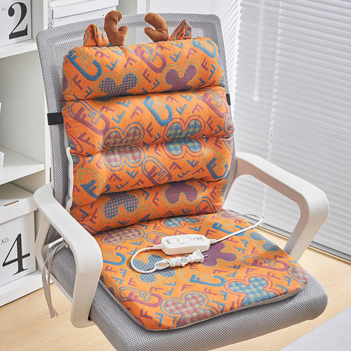 BY冬季加热坐垫靠背一体久坐