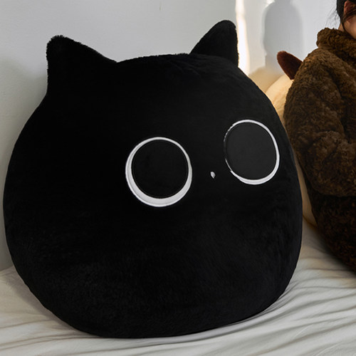 by床头靠垫卡通可爱团子抱枕