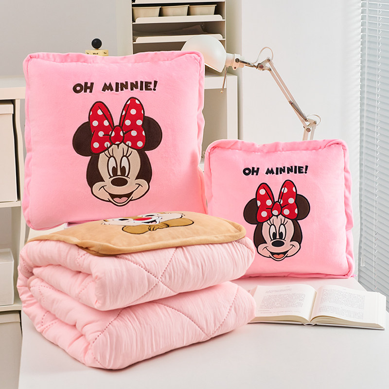 正版迪士尼抱枕被子两用二合一办公室午睡毯子空调被折叠汽车靠枕,居家布艺,抱枕被,淘宝优惠券,粉丝福利购,淘宝优惠卷