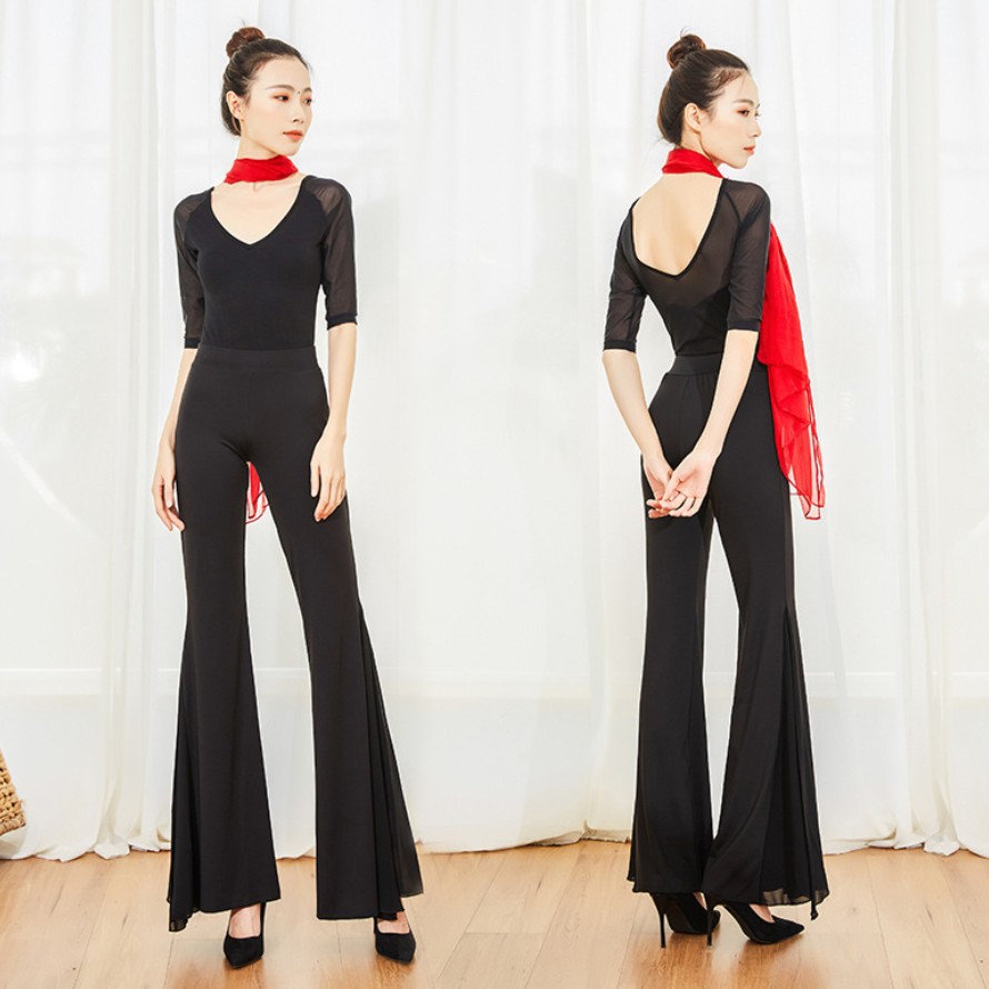 舞蹈练功服女成人形体礼仪训练含