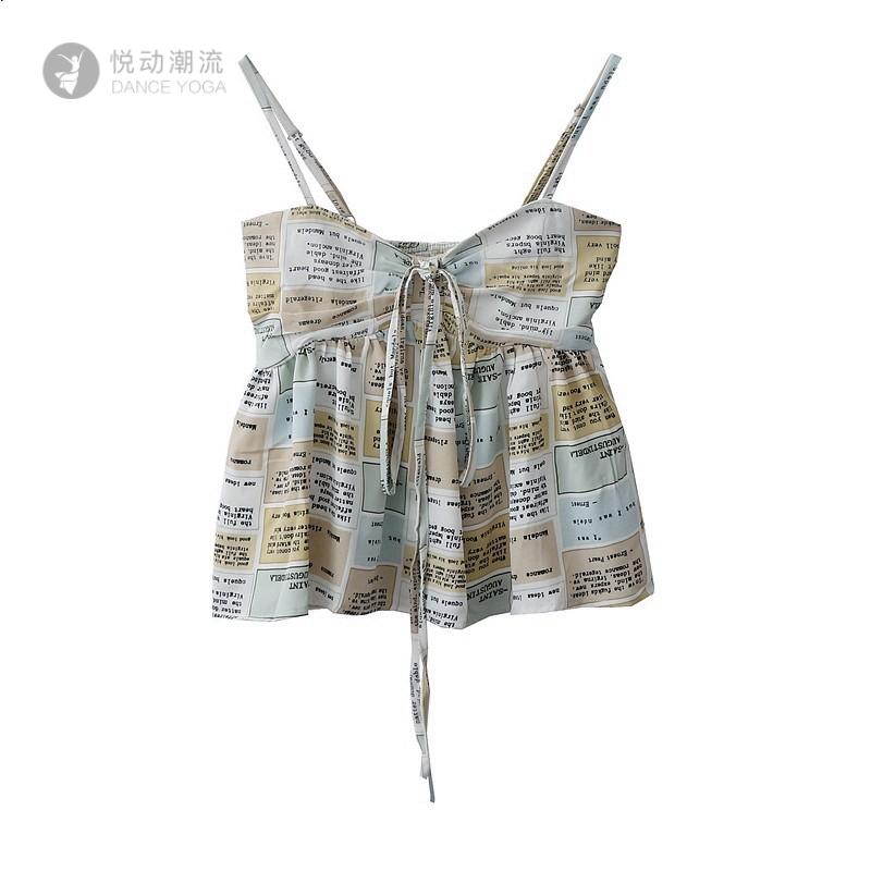 夏季新款小众美式复古系带显瘦30