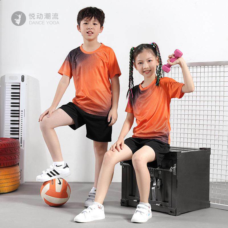 夏季速干儿童羽毛球服套装男女套装中小学生乒乓球衣比赛服运动服