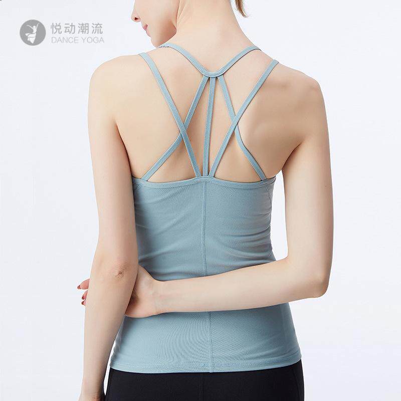 细带运动上衣瑜伽服背心上装女