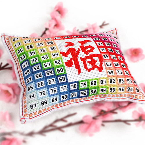 芊虹秀十字绣新款针插包
