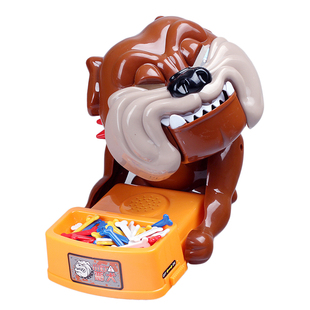 网红小心恶犬玩具夹骨头恶狗咬手指偷骨头狗咬人整蛊恶搞儿童玩具