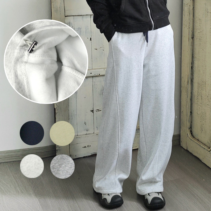 软绵绵保暖加绒韩国撞色腰头弯刀裤 针织棉可抽绳卫裤长裤女装,女装/女士精品,卫裤,淘宝优惠券,粉丝福利购,淘宝优惠卷