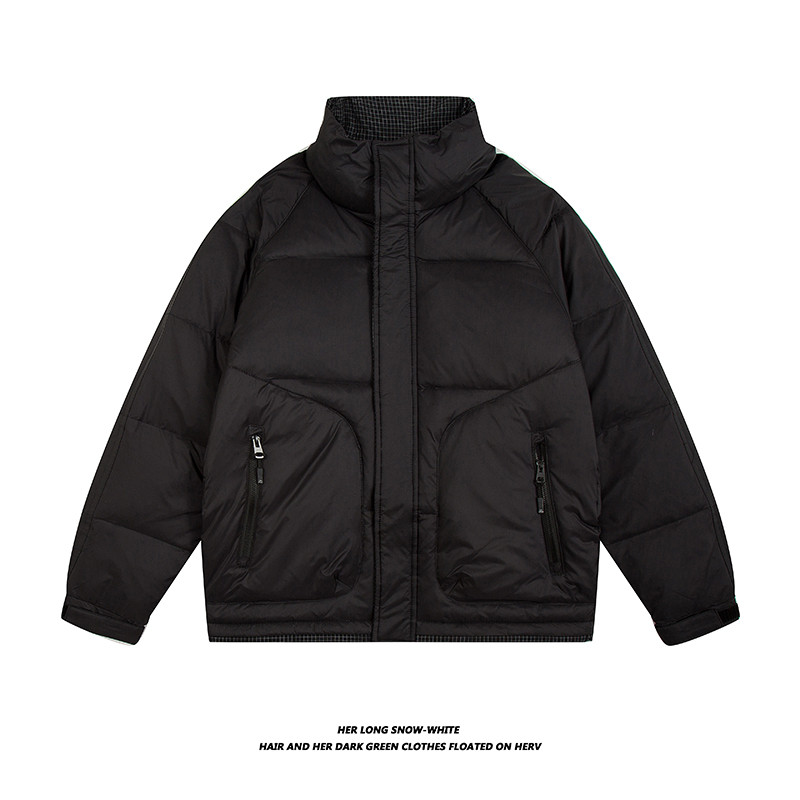 80%绒 2024冬季新款男士羽绒服简约保暖加厚羽绒外套 88009-P155图片
