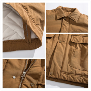 2024冬装日系纯色棉衣男基础款美式百搭简约潮牌棉服 MY806-P130图片