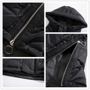 冬季新款男士短款连帽轻薄羽绒服日系加厚保暖潮牌外套QY715-P100图片