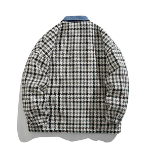 2024冬季新款男士日系格子棉衣外套加棉潮牌棉服 MY2166-P100图片