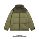 80绒冬季男士白鸭绒羽绒服雪山刺绣拼接撞色羽绒外套88001-P155，男装羽绒服，电商C309B