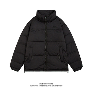 80% 23冬季新款男士羽绒服雪山刺绣拼接撞色羽绒外套 88001-P155图片