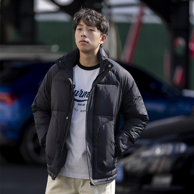 80%绒2024冬季新款男士羽绒服简约保暖加厚羽绒外套88009-P155,男装羽绒服,电商C309B