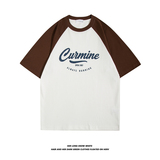 8075-P38纯棉克重240g夏装美式潮牌打底宽松短袖T恤潮牌半袖t，男装T恤，电商C309B