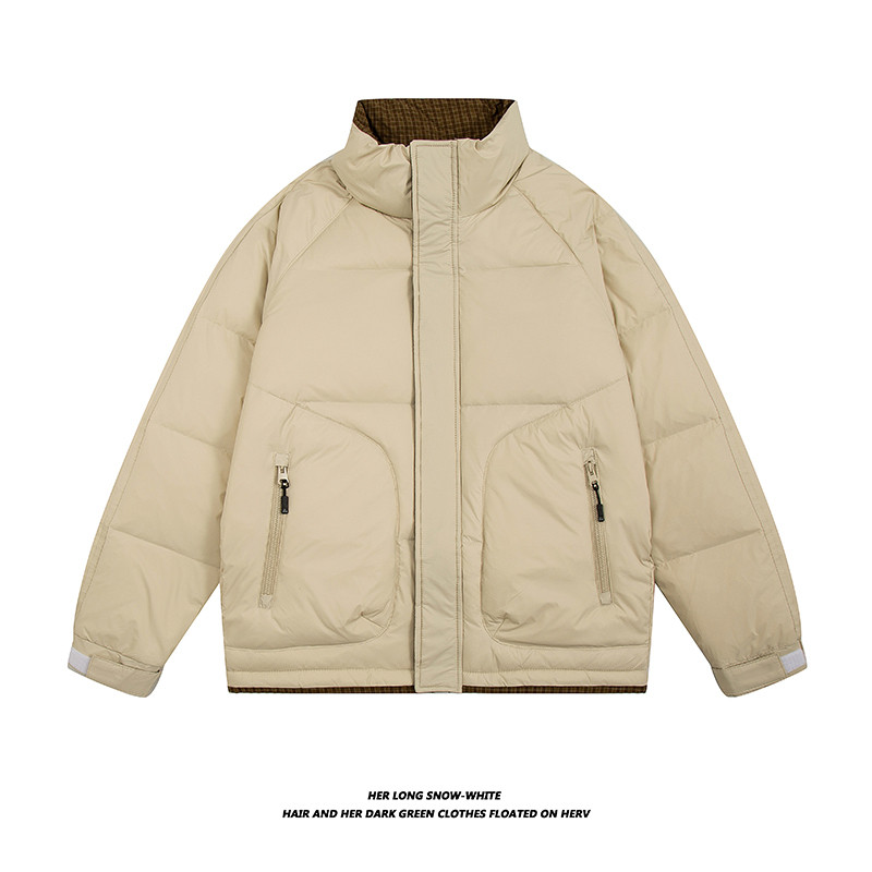 80%绒2024冬季新款男士羽绒服简约保暖加厚羽绒外套88009-P155,男装羽绒服,电商C309B