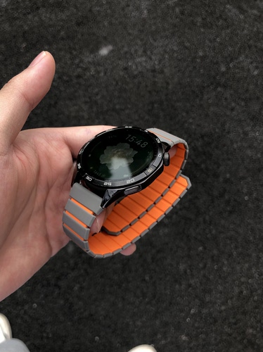 3D立体石板桥式~硅胶磁吸表带