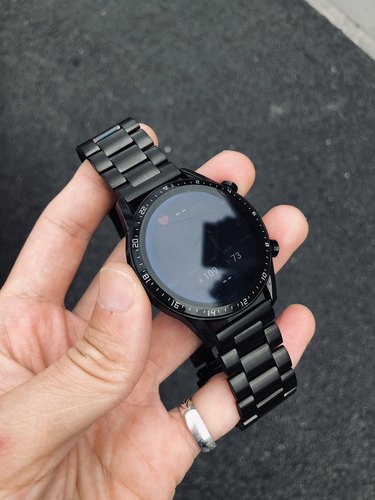 卡客风暴适用华为手表GT5不锈钢带GT34金属三珠watch3pro小米oppo