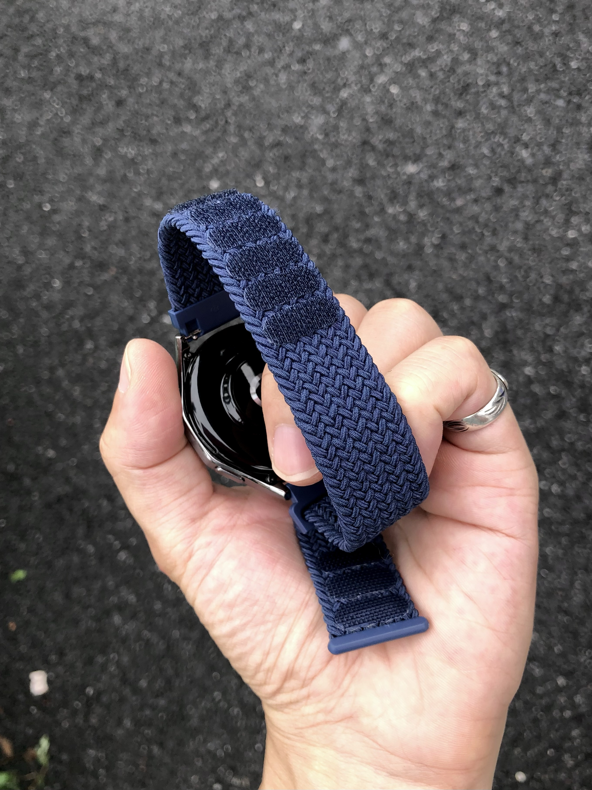 卡客风暴 魔术贴适用华为GT5手表表带gt4弹力编织watch5尼龙GT3