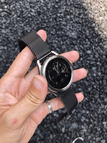 卡客 米兰不锈钢适用小米手表watch S4 Sport表带卡扣金属s123男