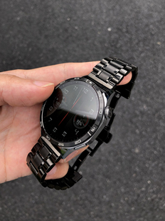 卡客风暴 新三珠适用华为手表GT5pro表带GT4不锈钢金属watch3小米