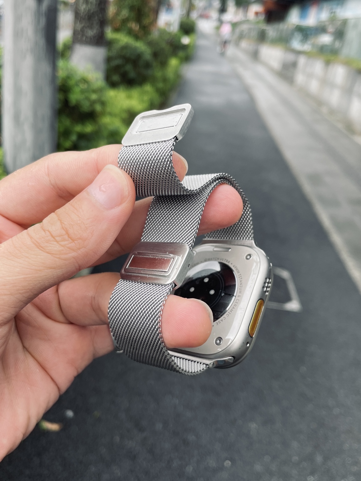 卡客新米兰磁吸适用苹果手表applewatch表带s987金属编织Ultra夏-封面