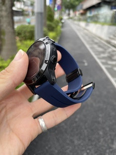 卡客适用佳明手表飞耐时Fenix5表带软硅胶7pro磁吸扣6泰铁时高驰8