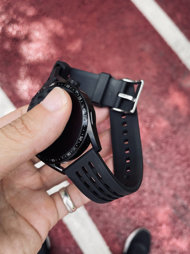 卡客 氟橡胶FKM适用华为手表GT4表带watch3针扣透气夏gt2ro高端男