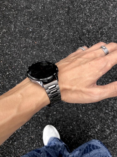 卡客风暴 纯钛适用华为GT6手表表带GT5工字GT4高端金属小米watch5