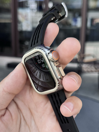 卡客 金属秒变ultra壳适用苹果手表iwatch保护壳s987铝合金硬全包
