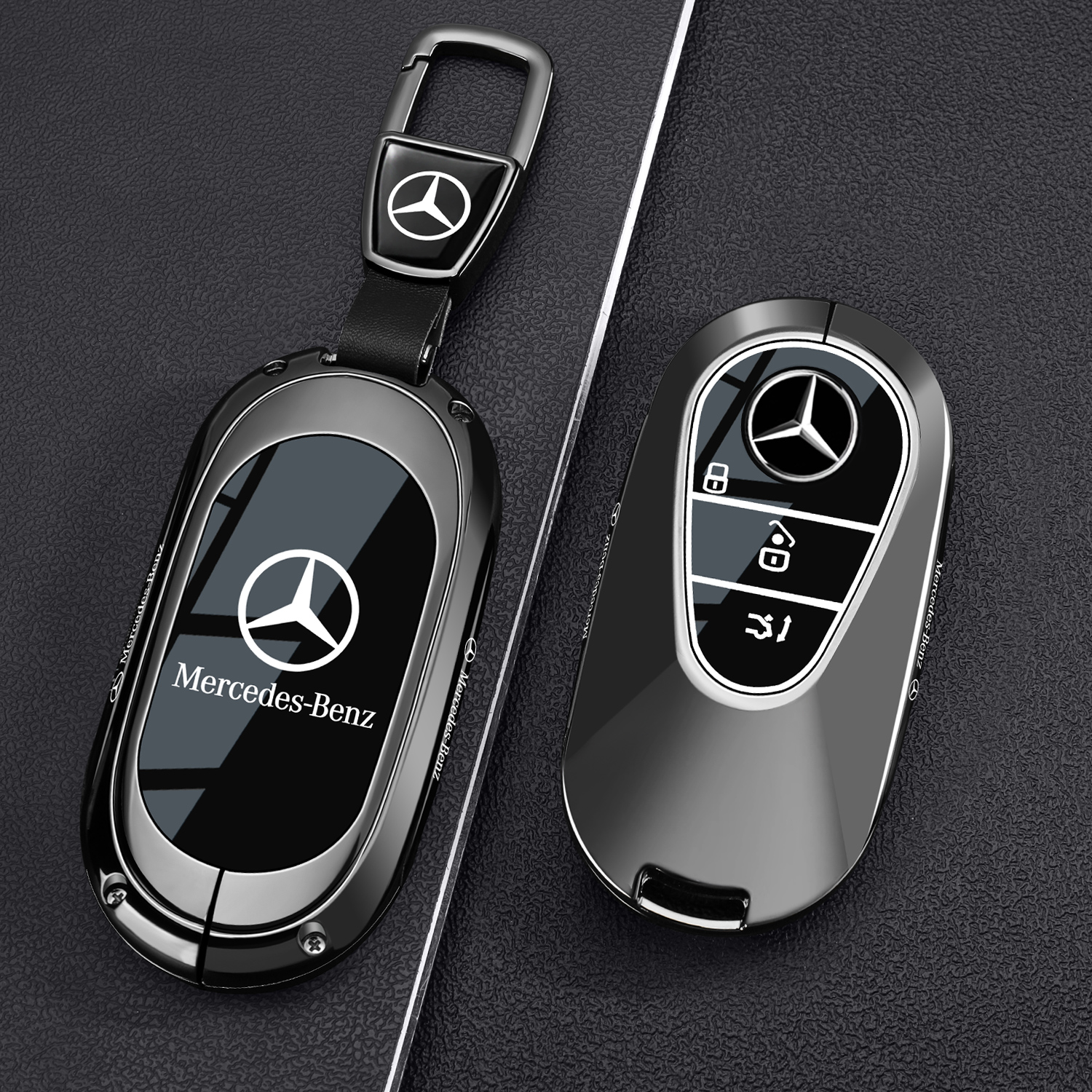 2025新奔驰GLC专用钥匙套2020~25款GLC300L动感260豪华型24车壳扣