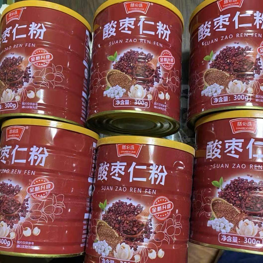 【发6罐】膳必选酸枣仁粉 300g/罐 即食冲饮 正品保证,咖啡/麦片/冲饮,谷物营养配方粉,淘宝优惠券,粉丝福利购,淘宝优惠卷
