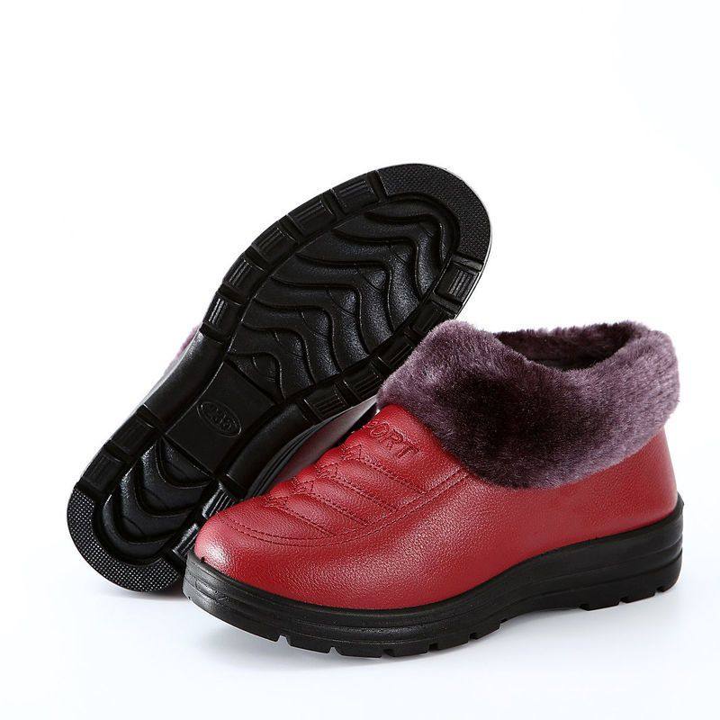 老北京新款冬季女棉鞋防水中老年人加绒加厚平底妈妈软底防滑保暖,女鞋,传统布鞋,淘宝优惠券,粉丝福利购,淘宝优惠卷