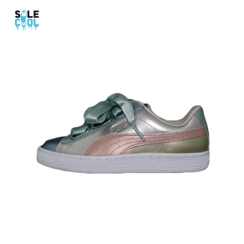 彪马puma basket heart bauble wns 丝绸鞋带女子板鞋364809-01