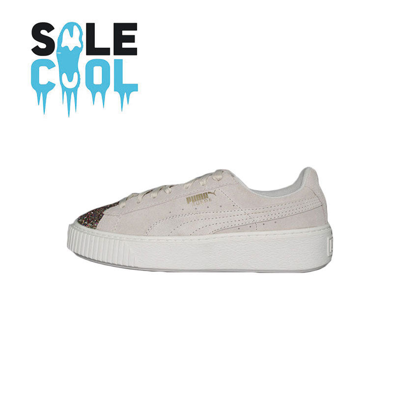 puma suede platforam crushed炫彩碎金头蕾哈娜松糕鞋365866-02