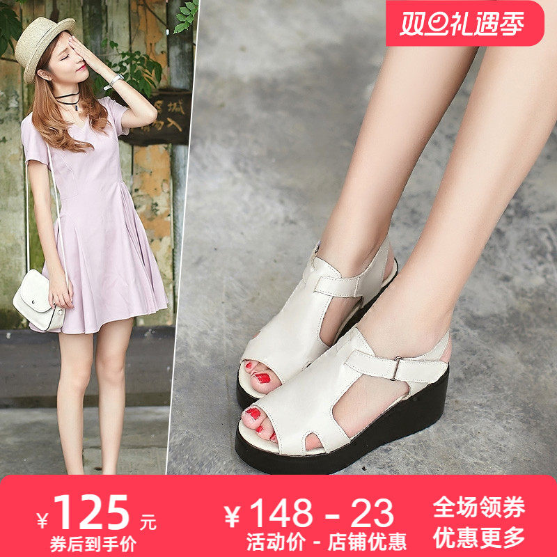 夏季新款镂空透气软底休闲凉鞋