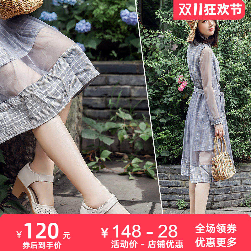 包头凉鞋女中牛筋底小码舞蹈