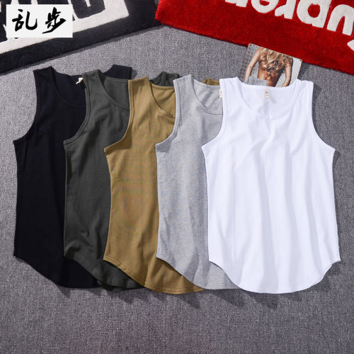 男士纯棉吊带宽松背心夏季