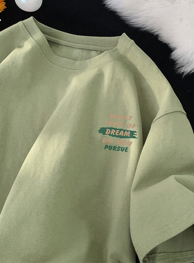 260g纯棉t恤男款潮牌ins日系CityBoy简约休闲二本针大码短袖体恤