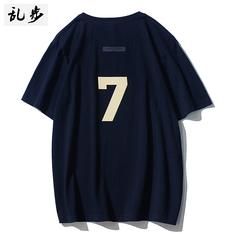 百搭植绒短袖T恤男女士