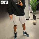 Летние тонкие шорты для отдыха, баскетбольные спортивные трикотажные штаны, свободный крой