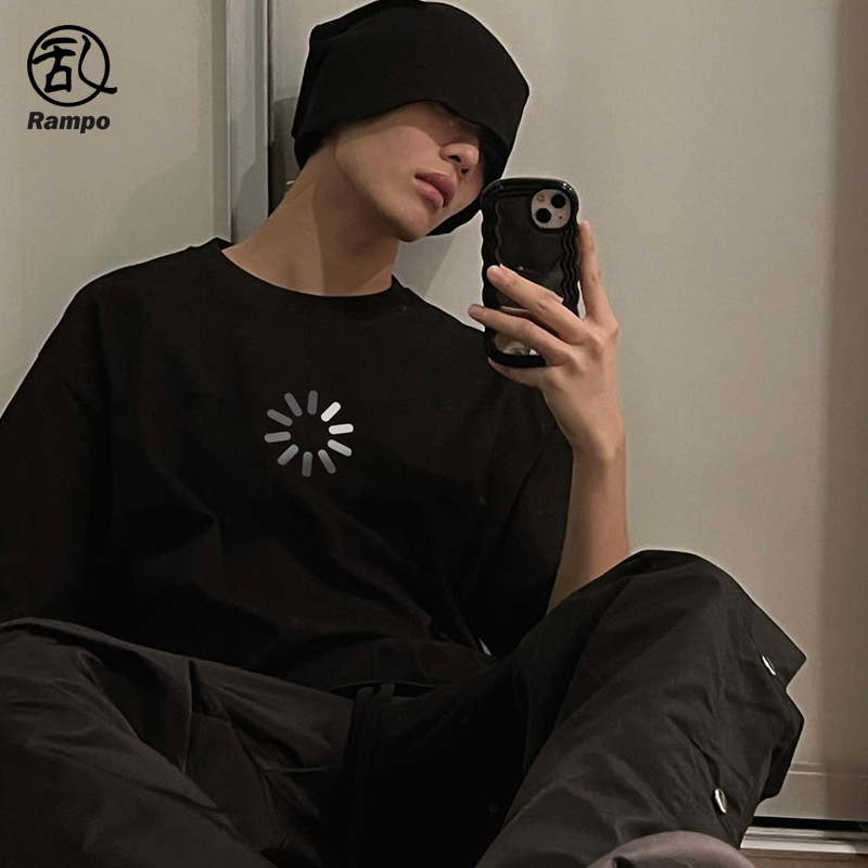 280g短袖t恤简约情侣装夏季半袖