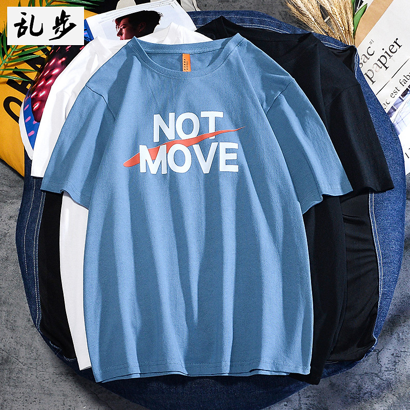 夏季新款纯棉潮流青年短袖t恤